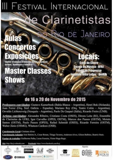 III International Festival of Clarinets of Rio de Janeiro